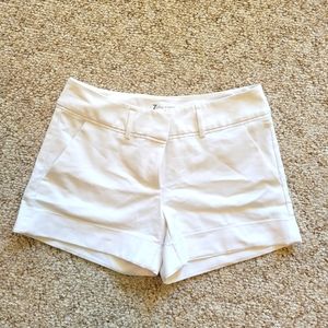 White dress shorts